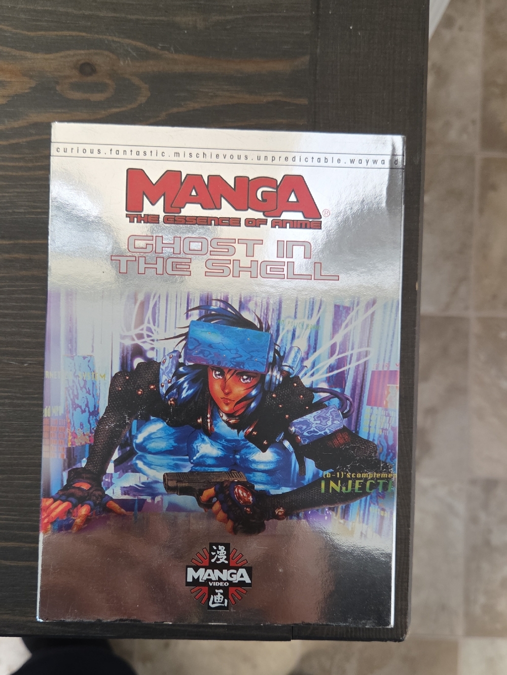 Manga Ghost in the Shell Cover - Blue & Silver